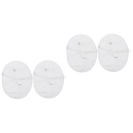 LALAFINA 2 Pairs Sweat Absorbent Pads for Underarms Washable Cotton Pads Armpit Guards Comfortable for Men Women