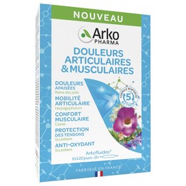 Arkopharma Arkofluides Douleurs Articulaires &amp; Musculaires 20 Ampoules