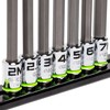 GRIPEDGE HEX Bit Socket Set |7-PC - 1/4'' Drive Long