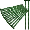 Jetec 50 Pcs 8 Inch Green Landscape Plastic Edging Spikes
