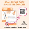 Arena Strength Dumbbell Fitness Workout Cards- Instructional Deck for Dumbbell