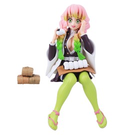 Dekewe Slayer Statues, Anime Figure Model, Anime Cartoon Characters Ghost Slayer Figure, Eating Onigiri Style Anime Figurine, Cute Anime Figure Gifts for Kids Fans Toy Collections Anime Merch