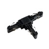QAZQA - T-connector black 1-phase - slimline - plastic -