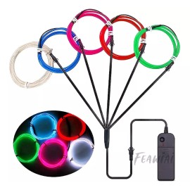 Feawiai Tira De Luces Led Neón Para Cable Led Trajes Luminosos 5x1m