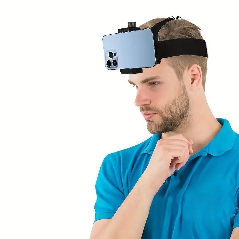 Adjustable Head-mounted Mobile Phone Holder, First Person Perspective Shooting Fixed
