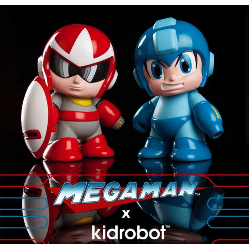 Kidrobot Vinyl Mega Man Proto Man Medium Figure 7 Inches