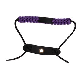 Bow Sling Archery Bow Wrist Sling, Nylon Rope Adjustable Wrist Strap Loop Compound Bows Arrows Wrist Rope Hunting Targeting Accessories Bow Wrist Strapbow Archery Wrist Sling (Purple)