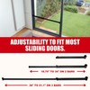 SECURITYMAN Sliding Door Security Bar-Child Proof Sliding Door Lock Bar