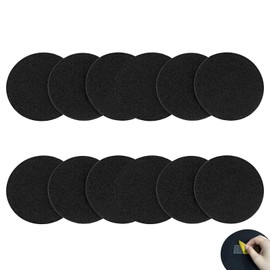 Saiqiang 6.7 inch Kitchen Compost Bin Charcoal Filter Replacements, 12 Pack Compost Pail Replacement Carbon Filters 6.7 inch, Round Activated Compost Filters Countertop Bin Bucket