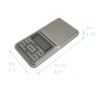 Techtongda Pocket Jewelry Scale Digital Display Small Mini Scale Weight