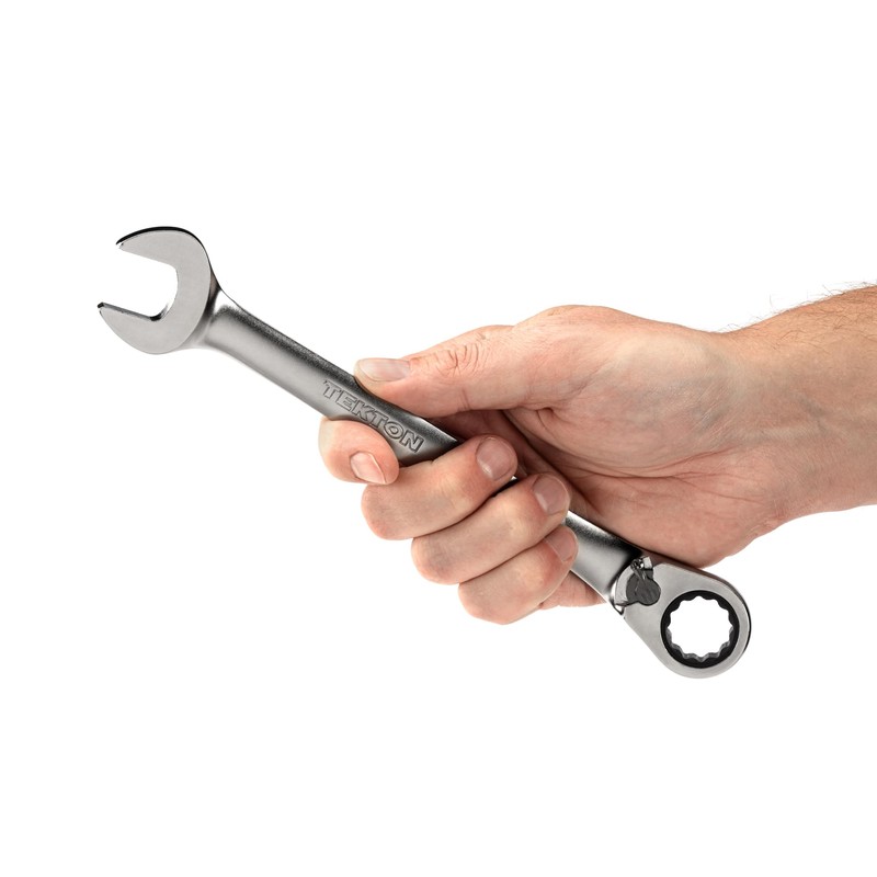TEKTON 17 mm Reversible 12-Point Ratcheting Combination Wrench | WRC23417