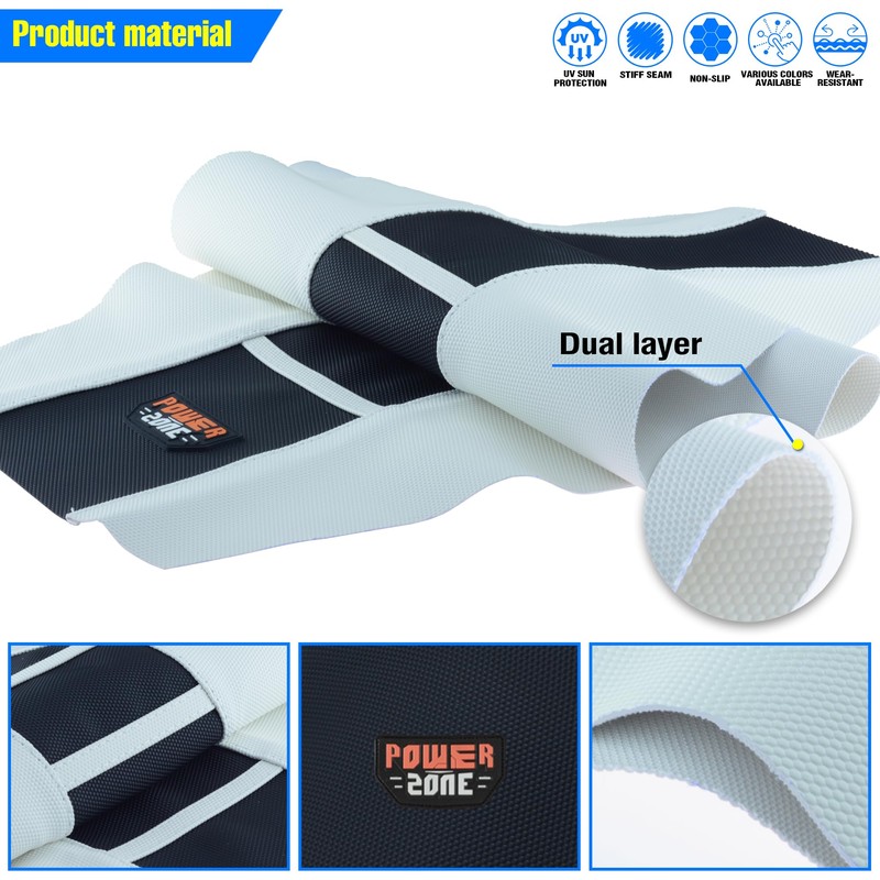 MCHMFG Universal Ribbed Dirt Bike Seat Cover - Gripper Soft