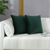 mixeoo Comfy Dark Green Throw Pillow Covers Christmas Decorative Square