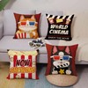 Fjfz World Cinema Movie Decorative Throw Pillow Covers 18 x