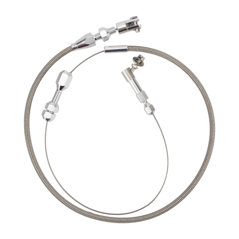 Carbhub Accelerator 24inch Stainless Steel Throttle Cable Braided Universal For