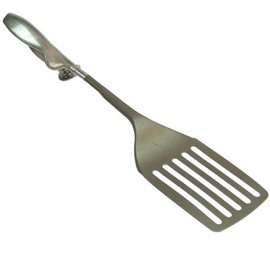 MaxiAids EZ Flip Spatula - Metal, 12 in, T-Shaped, Flips Food with Ease