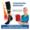 8medias Calcetas Compresión U Alivia Varices Y Circulación