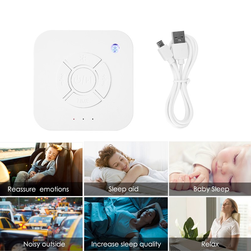 White Noise Machine Timing Shutdown Sleep Sound Relax for Baby
