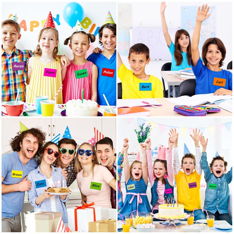 240 Pcs Colored Label Stickers,Moving Labels, Name Stickers, 12 Colors,