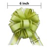 sxvblly 6 PCS Large Pull Bows 6 Inch Bean Green