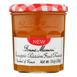 UD_Bonne Maman-Organic Pineapple Preserves Case 6-13 oz Sweet Sour Taste Dried Sugar Syrup Preservation Sliced Pattern Bag