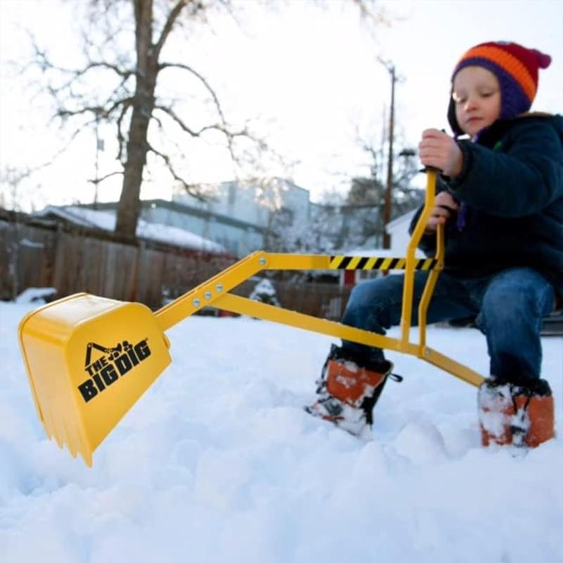 Excavator Ride, Sand Digger w/ 360 Rotation Base for Kids