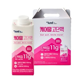 (한국메디칼푸드)케어밀 고단백  (170mLx16팩) (Korean Medical Food) Care Meal High Protein (170mL x 16 Packs)