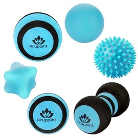 Acupoint Juego De 6 Pelotas De Terapia Fsica Para Despus Del Entrenamiento, Tejido Profundo, Punto De Activacin Miofascial, Liberacin Miofascial,...  