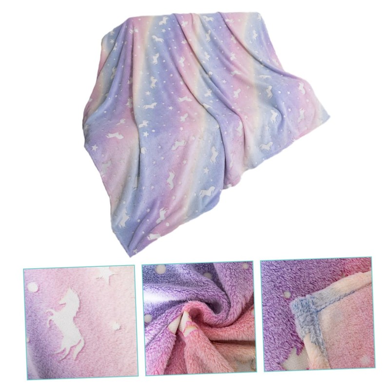 Levemolo Dark Blanket Fluffy Decorative Throw Warm Blanket for Boy