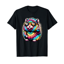Peace Sign Tie Dye Hamster T-Shirt
