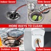 Sewer Jetter Kit for Pressure Washer 100FT, Drain Cleaner Hose