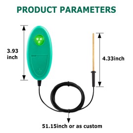 Detects Electric Fence Energizer Pulse Flash Signal LED Light | Tester Indicator for pulsed energizers | Alert Device That Clips to Wire or Tape Fences