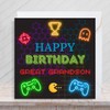 Second Ave Gaming Gamer Great Grandson Square Children's Kids Birthday