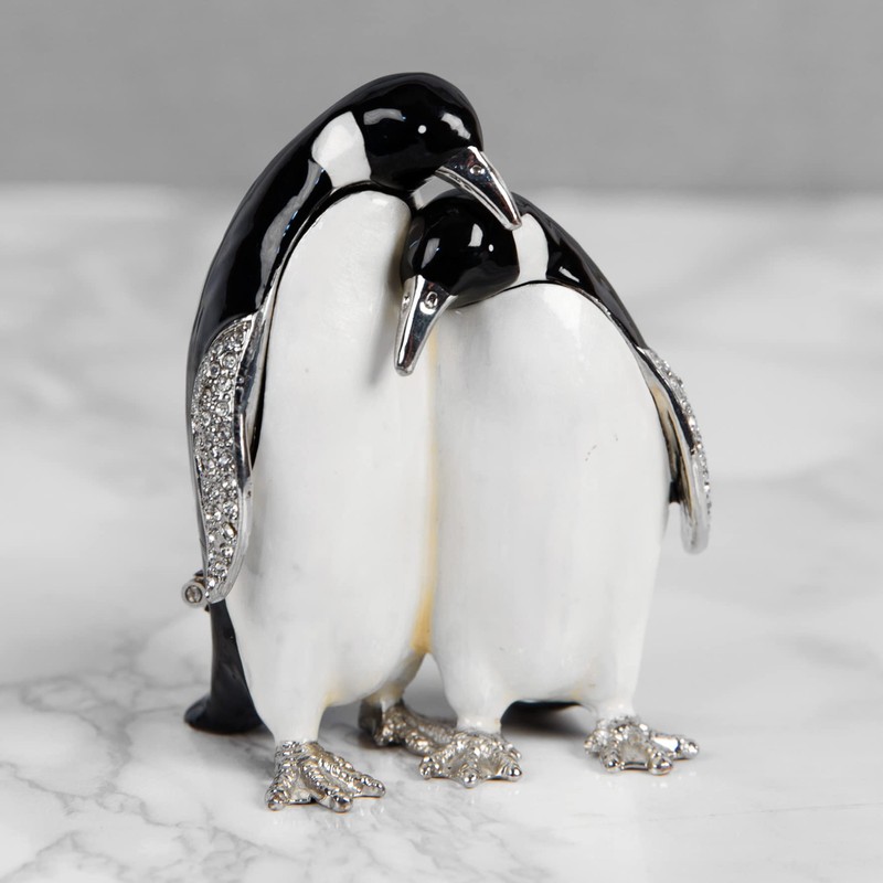 Pair of Penguins - Trinket box - Treasured Trinkets