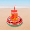 6 Pack Watermelon Inflatable Drink Holder, LIYDE Drink Floaties Fruit