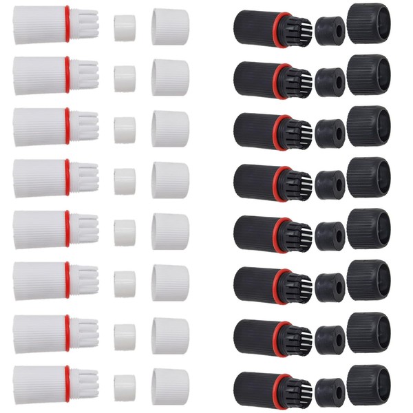 ThtRht 16 Set RJ45 Plug Waterproof Cap Protector Outdoor Ethernet