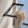 lomonmen Clothes Airer Wall Mounting, 70 cm Wall Dryer, Extendable,