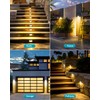 Solar Lights Outdoor 1 Pack, 140LED/3 Modes Motion Sensor Lights
