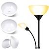 Hortsun Replacement Lamp Shade 4 Pcs White Replacement Plastic Lampshade