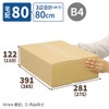 Earth Cardboard ID0354 Cardboard, 80 Size, B4, Depth 4.3 inches