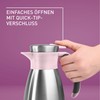 Emsa Soft Grip N4120600 Insulated Jug, 1.5 Litres, Stainless Steel,