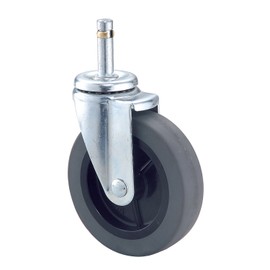 Nexel CA4S4 Swivel Caster Kit, Rubber, 4", Black