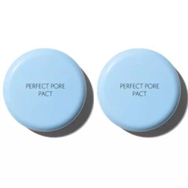 The Som 더샘 샘물 퍼펙트 포어 보송 밀착 기름종이 팩트 X2개 BNS The Sam Sam water Perfect Pore Bossong Oil Absorbing Paper Pact X2 BNS