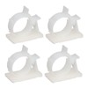 100Pcs Cable Management Clip Adjustable Adhesive PA66 Nylon Cord Organizer