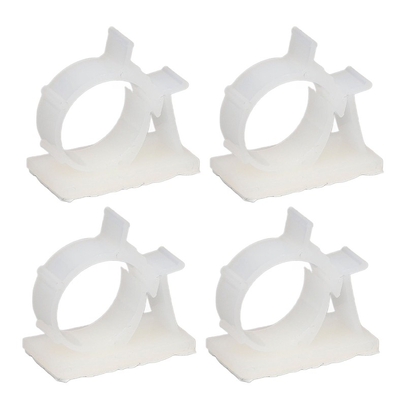 100Pcs Cable Management Clip Adjustable Adhesive PA66 Nylon Cord Organizer