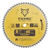 FOXBC 8-1/4 Inch Table Saw Blade 60 Tooth Fine Finish