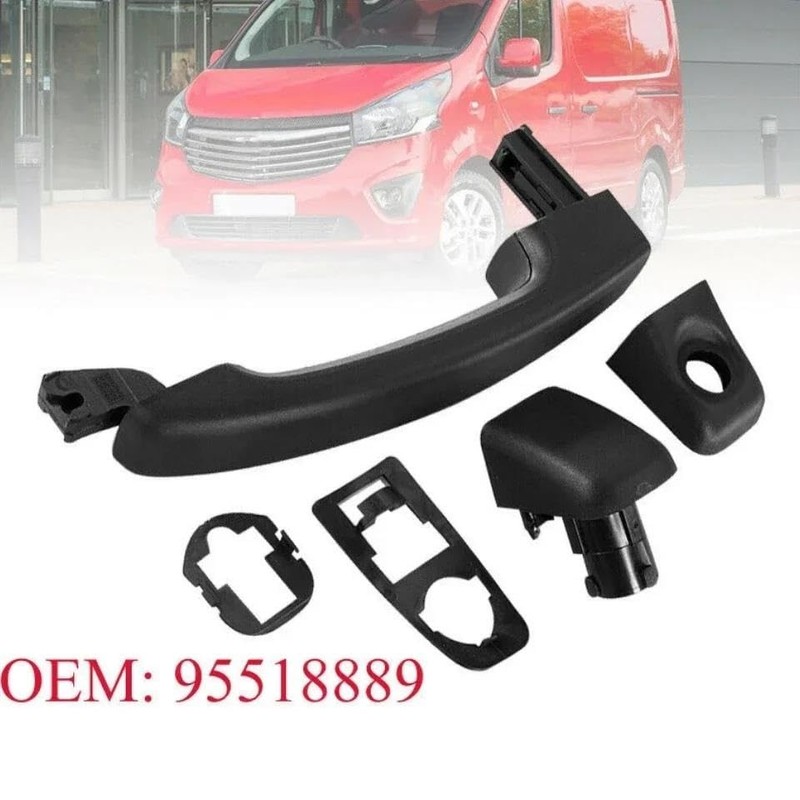 HPZPRPCEW 1PC Rear Door Handle For Vauxhall For Opel For