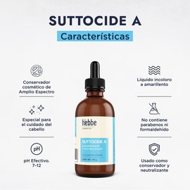 Hebbe - Suttocide A Conservador de Amplio Espectro para Cosméticos, 120 g