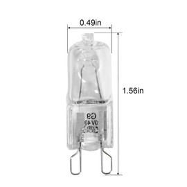 2Pcs WB25T10102 Microwave Range Oven Bulb 120V 40W Compatible with GE with Electrolux with Kenmore Range Stove Oven Light Bulb Replacement for 318946400 318946500 2026398 AH3502556 EA3502556 PS3502556