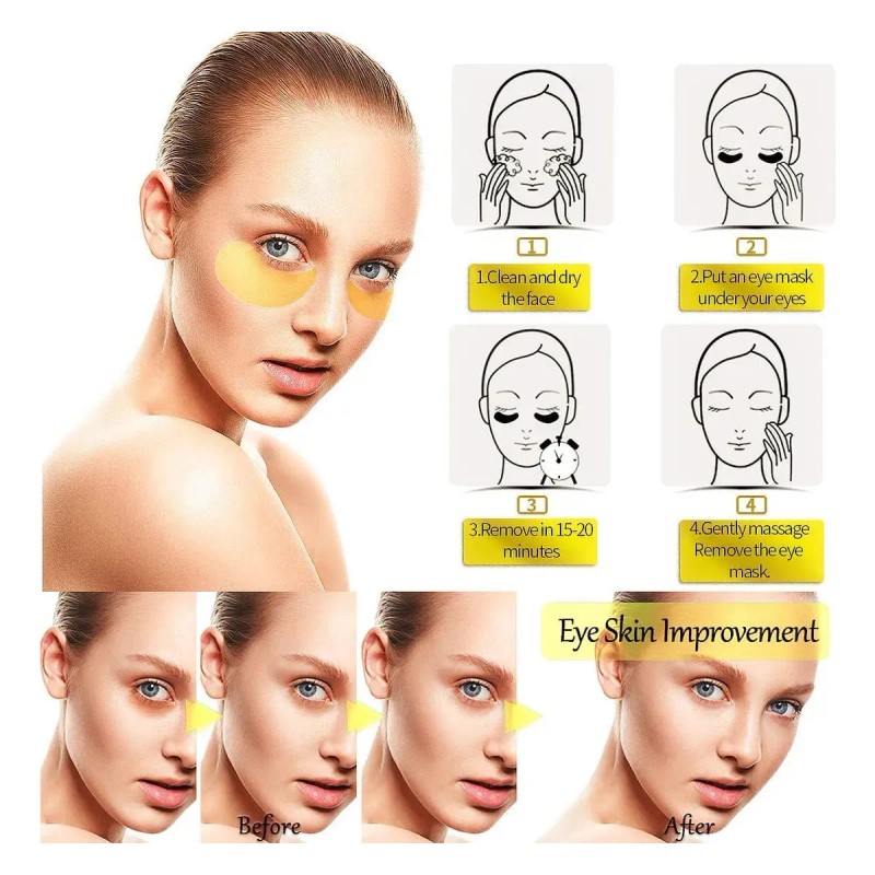 Mascara Ojos Pcs Parches Ojeras